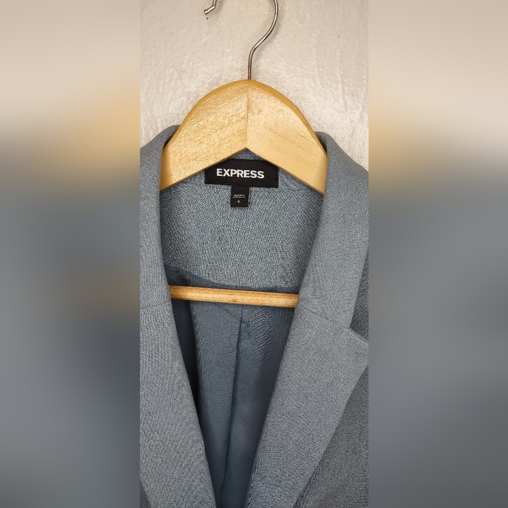 Express Slate Blue Stretch + One Button Bracelet … - image 6